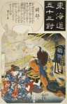 Utagawa Kuniyoshi Sheet 22 The Okabe Station  - Hermitage